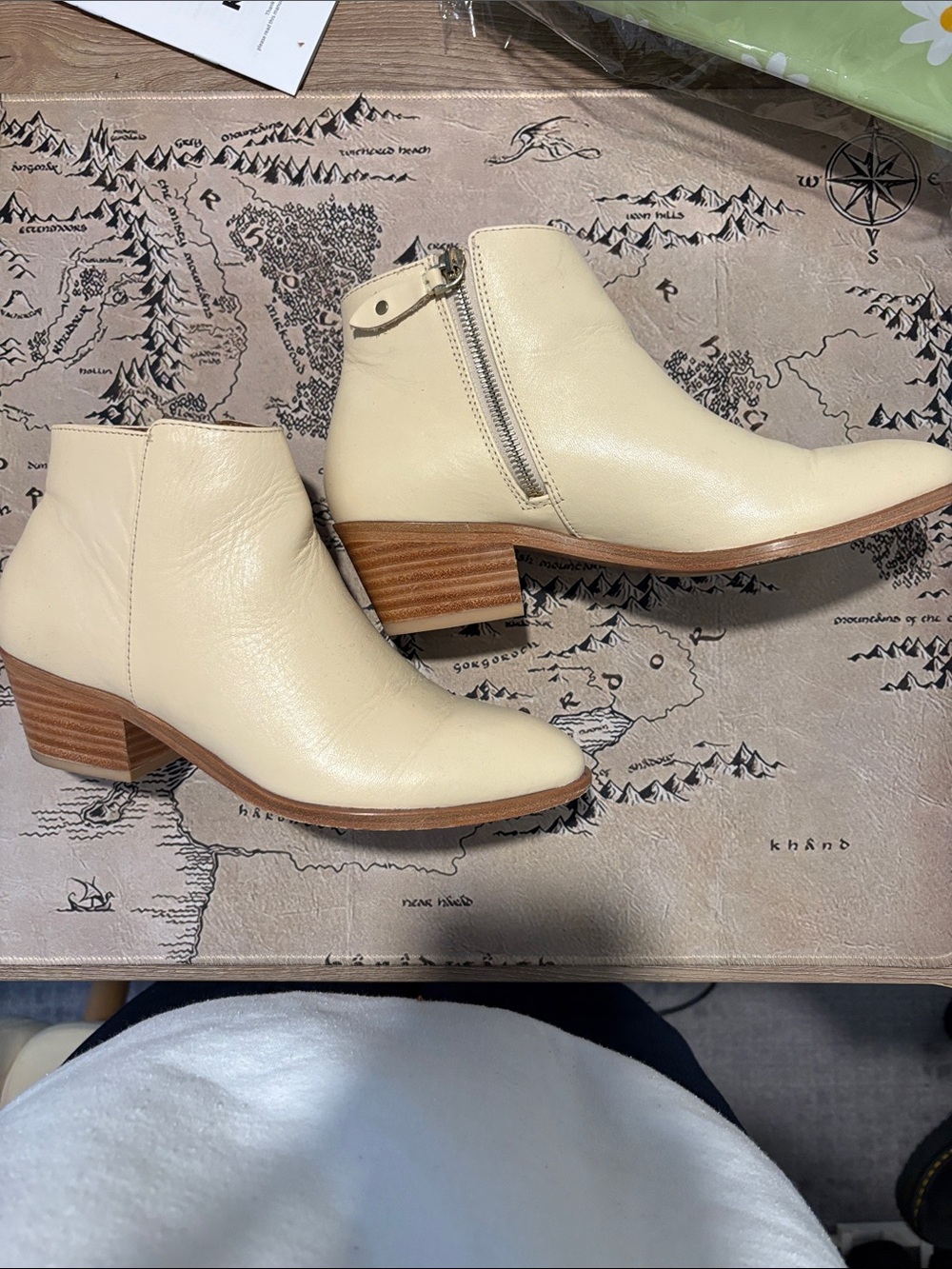 Thursday Boot Company - Downtown Bootie in Cream